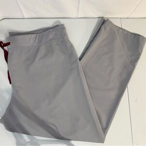 FIGS‎ Livingston Basic Scrub Pants Gray XXL Straight Leg Drawstring